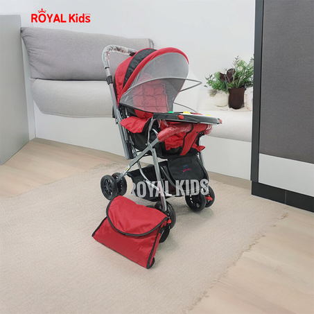 عربة أطفال ذات إتجاهين مع صاك وموستيكار - Poussette  reversible bébé love
