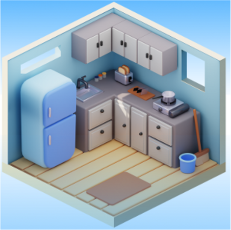 المنزل والمطبخ