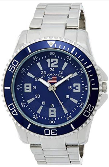 2 ساعة رياضية 45 ملم من جيس بمينا أسود بسوار