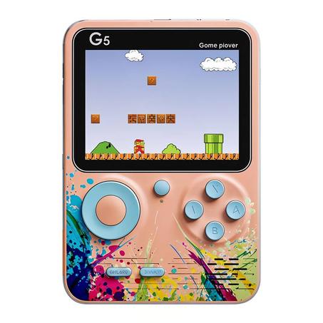 🎮 جهاز ألعاب محمول – 500 لعبة كلاسيكية، شاشة LCD HD، بطارية طويلة الأمد