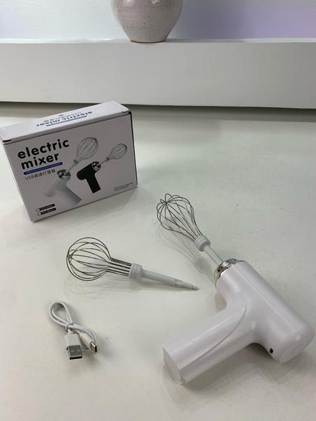 Mixeur Électrique Sans Fil Portable 3 Vitesses – خلاط يدوي كهربائي لاسلكي