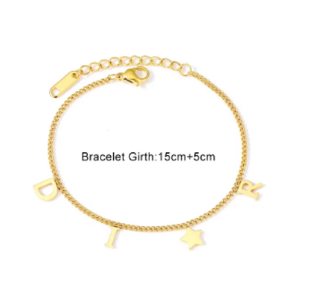 سوار بدلاية على شكل نجمة للنساء ، مجوهرات كلاسيكية بسيطة ، فولاذ مقاوم للصدأ ، إكسسوارات كوريا ، هدايا فاخرة ، موضة جديدة