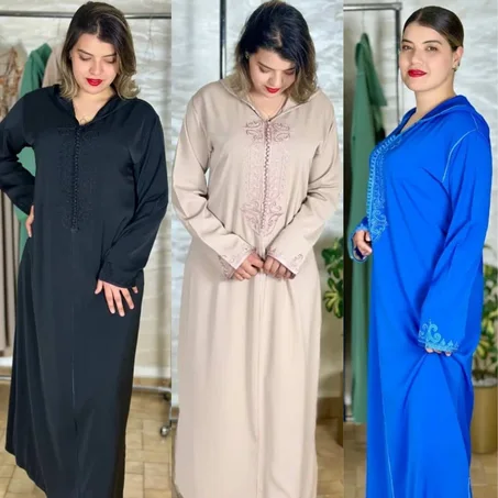 جلابة لون فاللون بطرزة المعلم هماوية