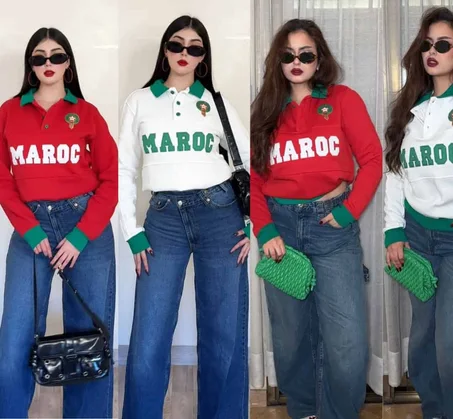 كل فخر… لبسي ألوان المغرب وساندي الأسود