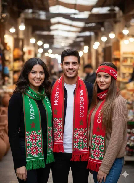 هذا هو وشاح المنتخب المغربي لي دار ضجة وخرج تريند هاد الشتاء، ومناسب لأجواء كأس إفريقيا