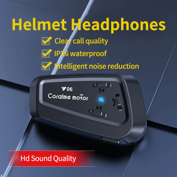 Bluetooth   Casque   Moto   Coralme   Y06