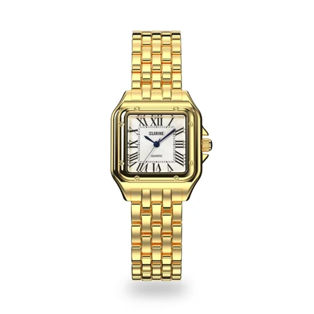 ساعة نسائية ذهبية أنيقة