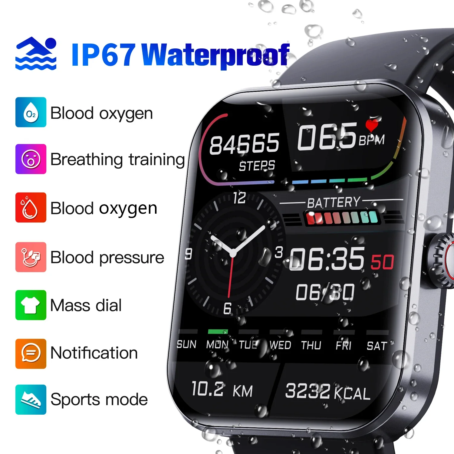 Waterproof Smart Watch F57L