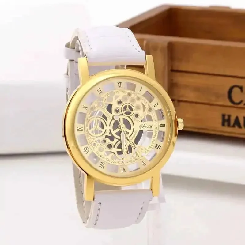 Seton-Montre-bracelet en cuir à quartz pour hommes