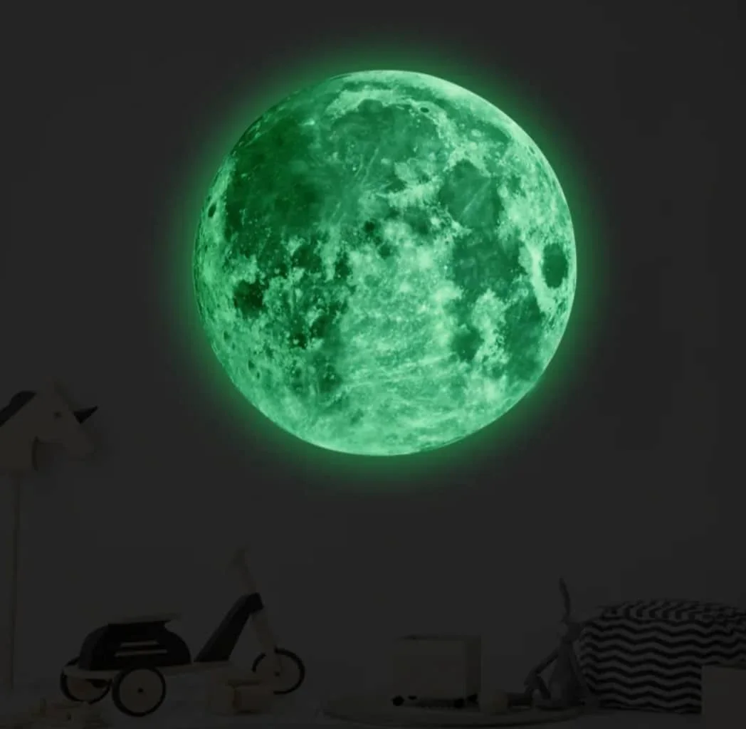 Autocollant Mural forme lune