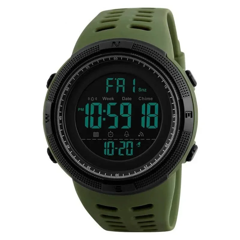 YIKAZE-Montre-bracelet de sport militaire pour hommes