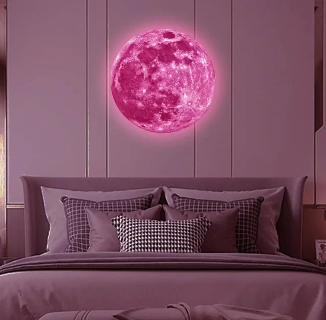 Autocollant Mural forme lune