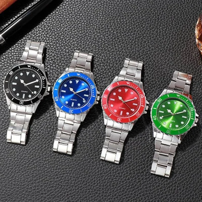 Montre analogique à quartz pour hommes d