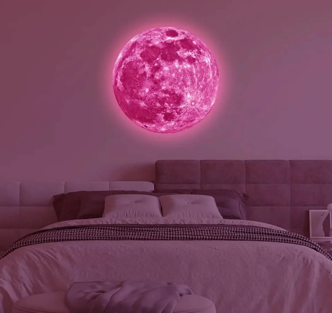 Autocollant Mural forme lune