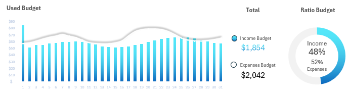 📊 لوحة تحكم الميزانية الشخصية | بوابتك للحرية المالية 🚀