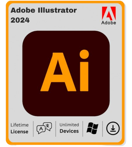 Adobe Illustrator 2024 For Windows - Lifetime