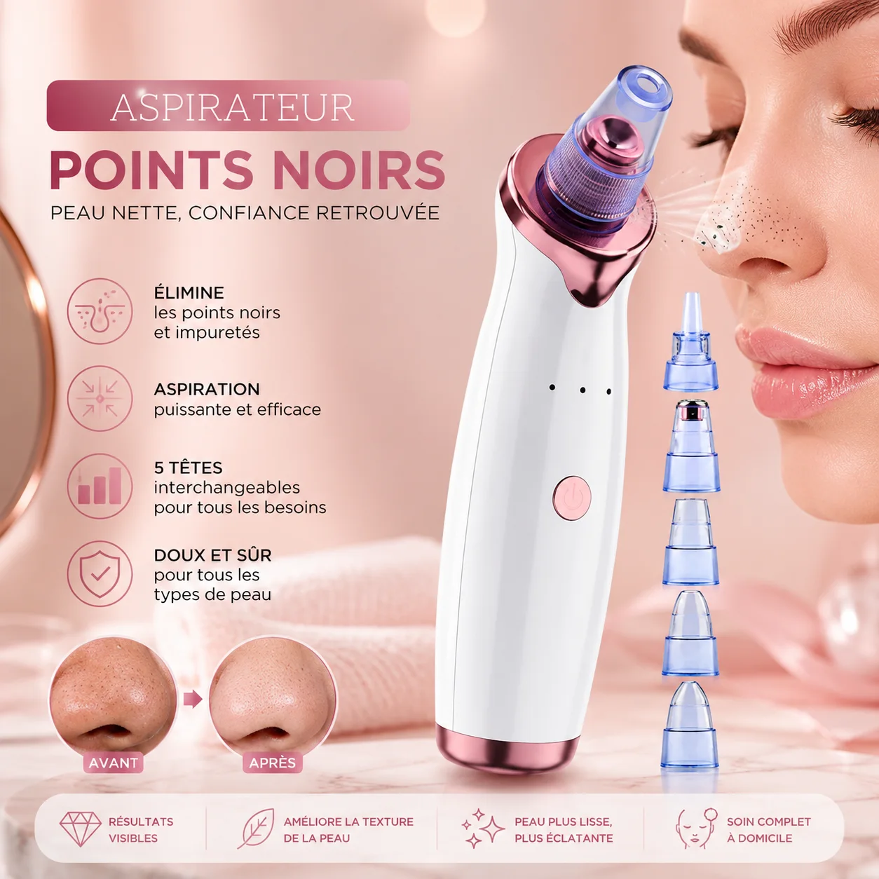 Aspirateur Points Noirs