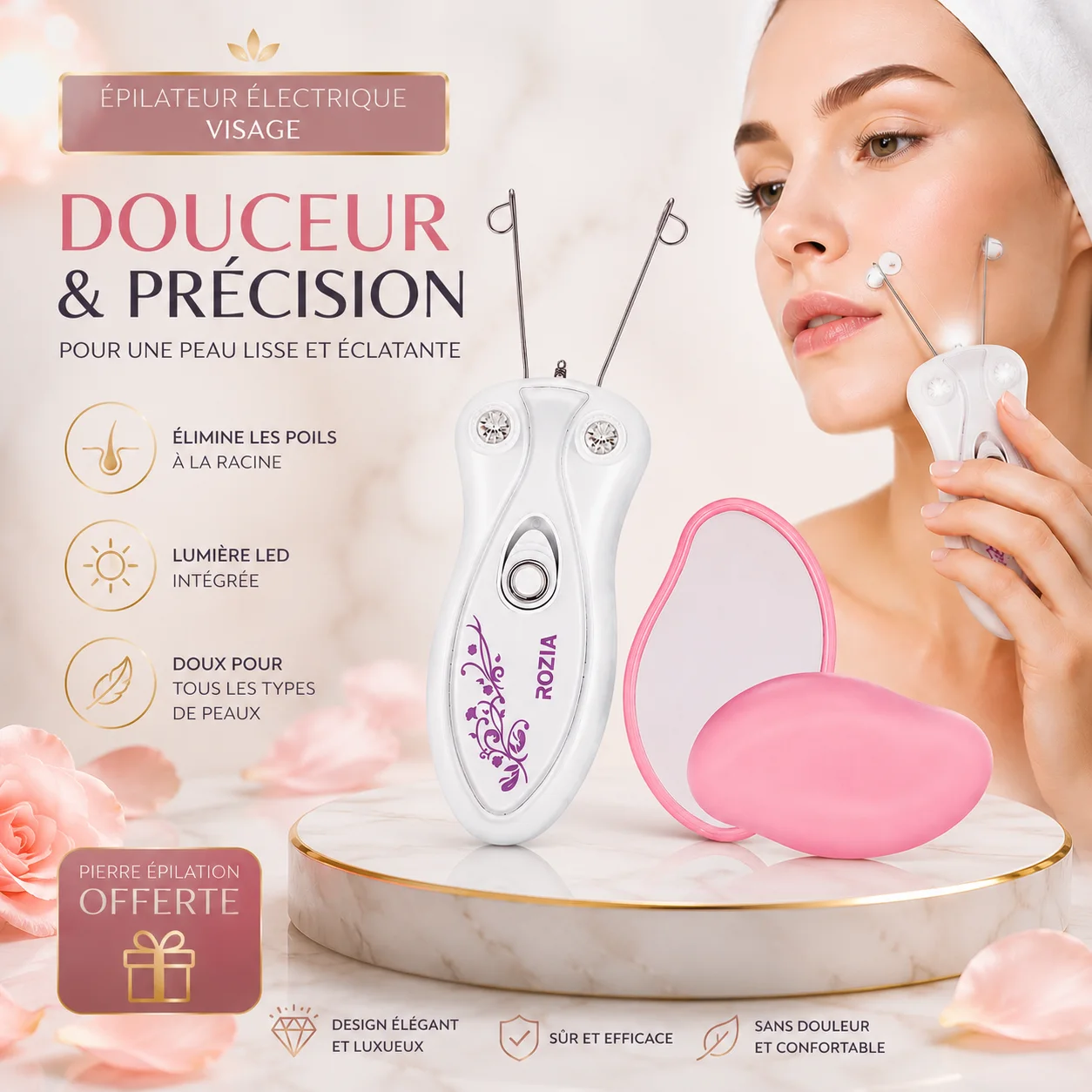 Épilateur Électrique Visage