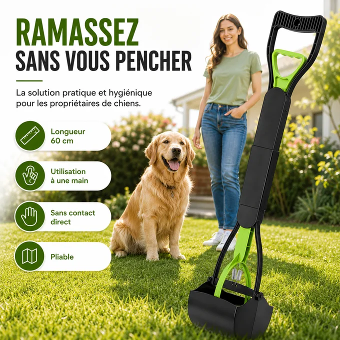 Pelle Ramasse-Crottes Pliable