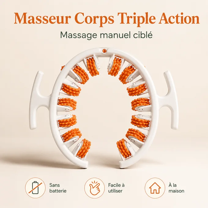 Masseur Corps Triple Action