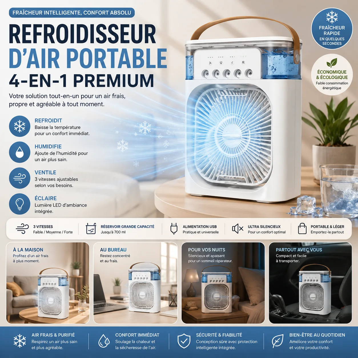 Mini Climatiseur Portable