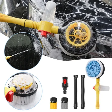 Brosse de Lavage Auto Rotative 360°