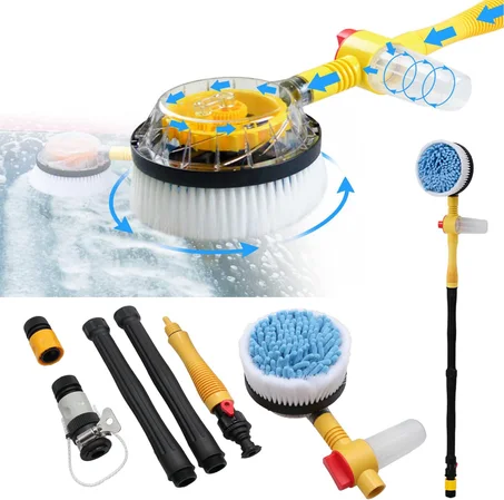 Brosse Lavage Auto Rotative 360°