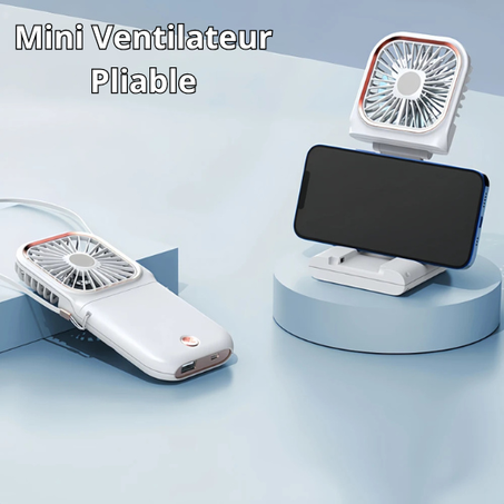 Ventilateur de Poche 2-en-1 Pliable