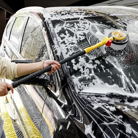 Brosse Lavage Auto Rotative 360°