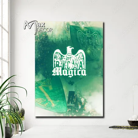 لوحة مطبوعة Raja الرجاء البيضاوي v4