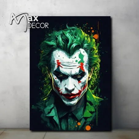 لوحة مطبوعة Joker البلايستيشن والحاسوب v1