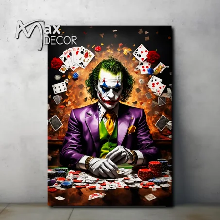 لوحة مطبوعة Joker البلايستيشن والحاسوب v2