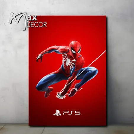لوحة مطبوعة Spederman البلايستيشن 5 والحاسوب v1