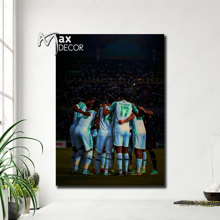 لوحة مطبوعة Raja الرجاء البيضاوي v8