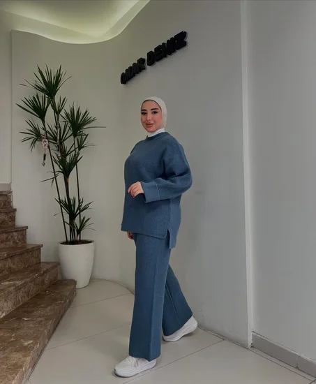 انسومبل قطعتين من الصوف الممتاز  الطاي سطوندار