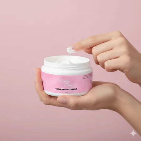 كريم تهدئة الحكة والتسلخات في المنطقة الحساسة وبين الفخذين