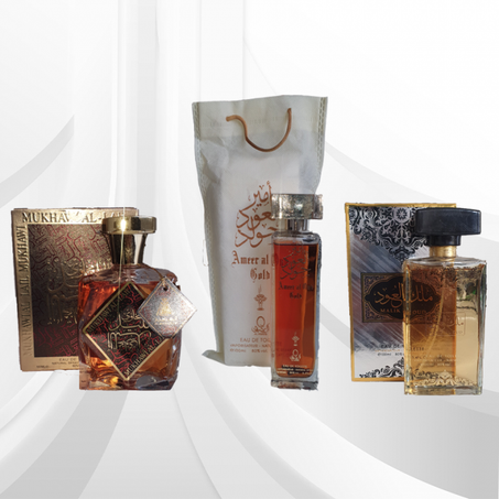 مجموعة عطور العود 3 × 1 ( أمير العود + ملك العود + مخاوي الليل) الأصلية من الإمارات العربية المتحدة