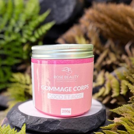 مقشر الجسم بجوز الهند والورد 200 غرام