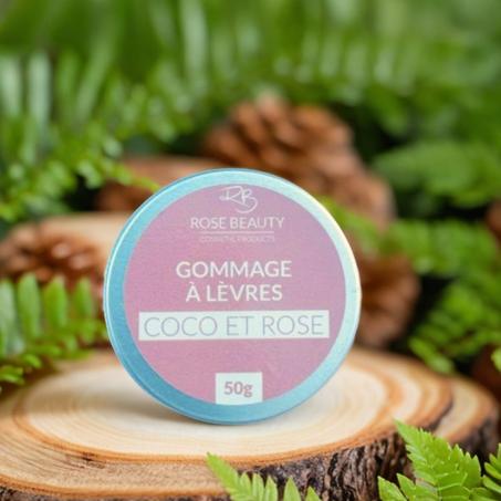 مقشر الشفاه بجوز الهند والورد 50 غرام