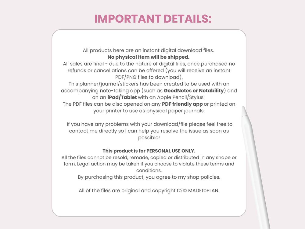 2026 Planner BUBBLEGUM Tabs