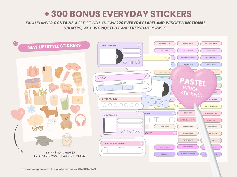 2026 Planner COFFEE Tabs