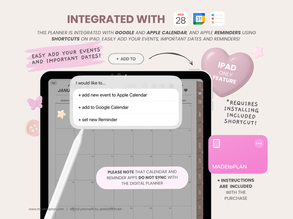 2026 Planner COFFEE Tabs