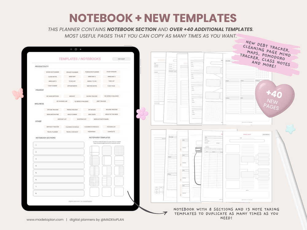 2026 Planner COFFEE Tabs