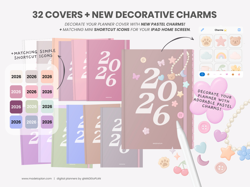 2026 Planner MINIMAL Tabs