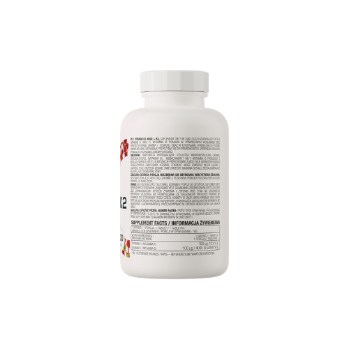 Vitamin D3 4000 IU + K2 100 tablets