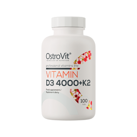 Vitamin D3 4000 IU + K2 100 tablets