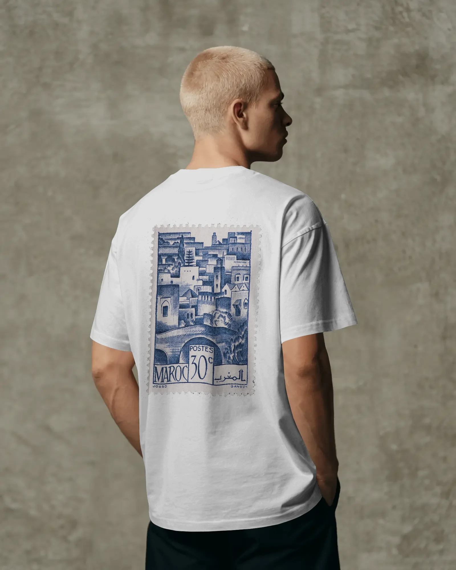 Vintage Maroc Stamp Tee