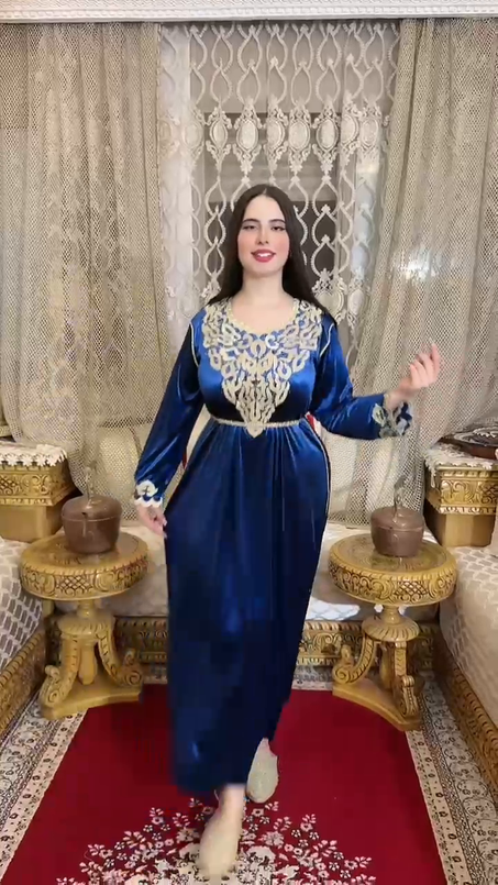 قفطان مغربي من ميبرا كوريا بخدمة المعلم - ستايل جديد