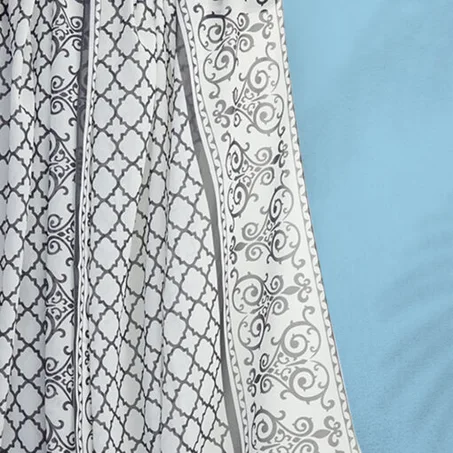 طرحة شيفون ديجيتال شكل عثماني