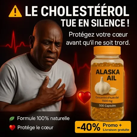 ALASKA GARLIC 500 GÉLULES USA ( AVC, HYPERTENSION, CHOLESTÉROL,FOIE, REINS, DIGESTION, DIABÈTE NIGER